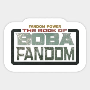 The Book of Boba Fandom Sticker